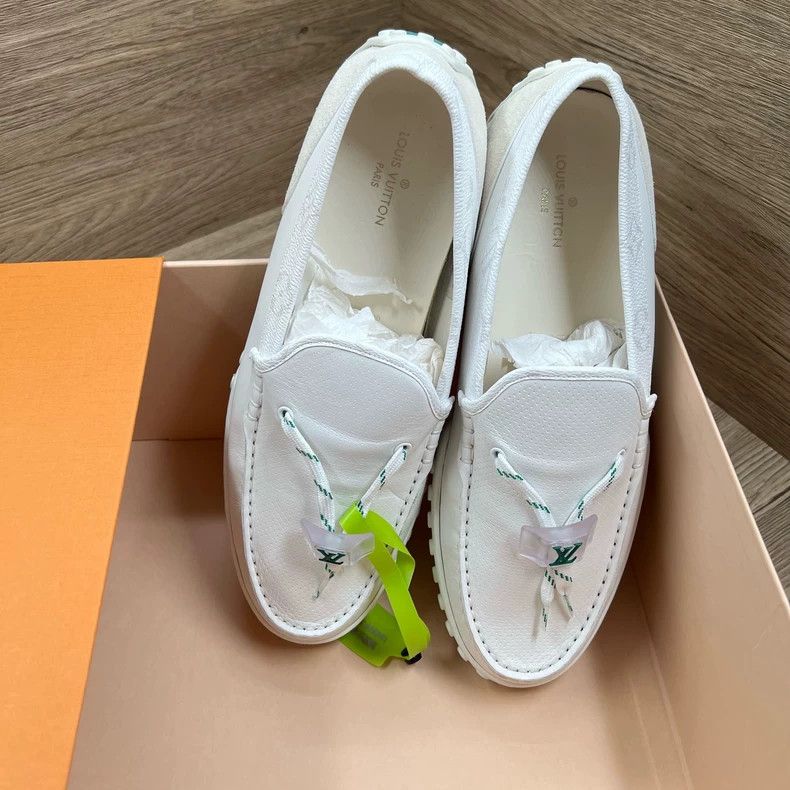 Louis Vuitton Louis Vuitton Racer White Peas Loafers shoes Size US 9.5 / EU 42-43 - 1 Thumbnail