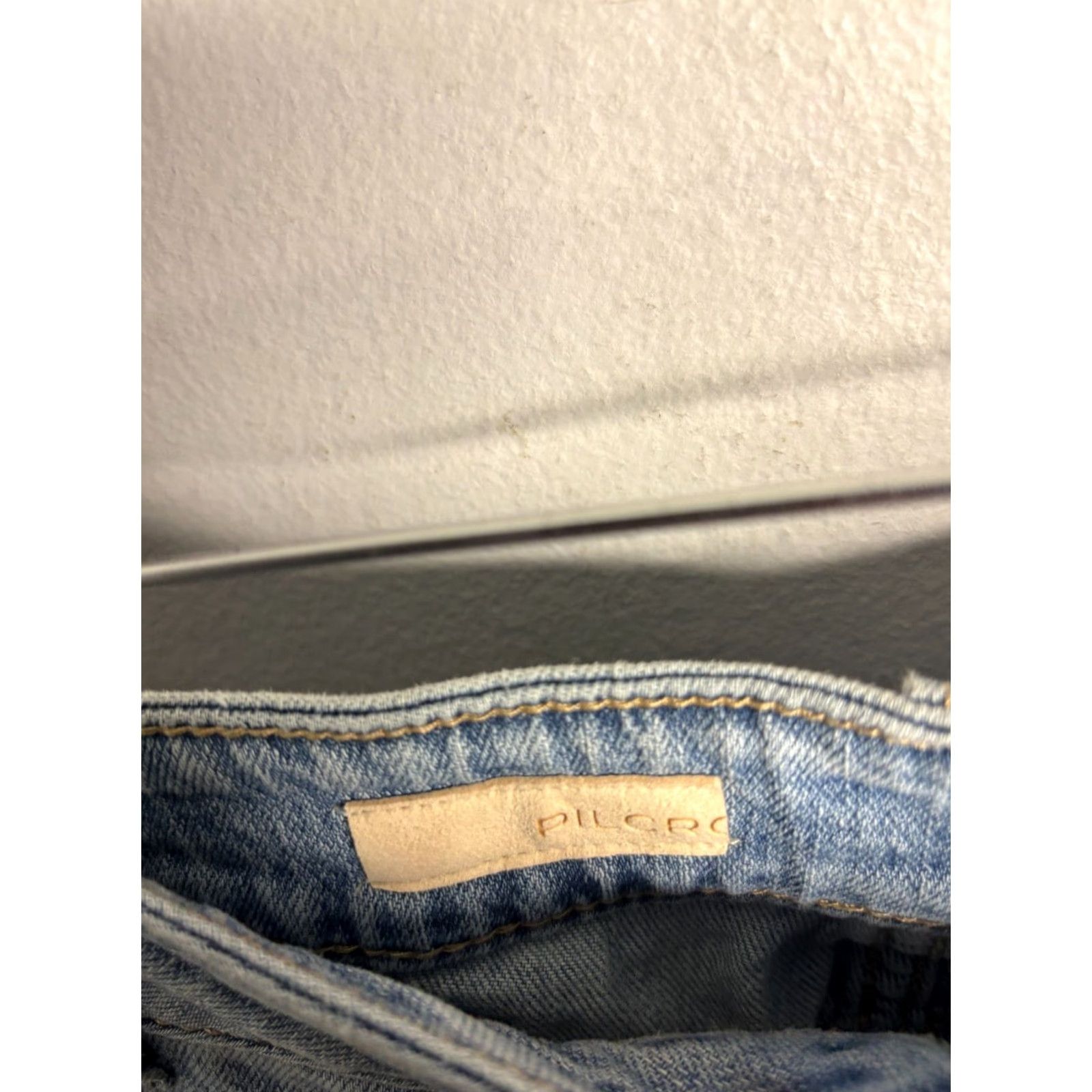 Vintage Pilcro Jeans Womens 30 High Rise Bootcut Denim 4829 blue stretch 5-Pocket Regular Modern Hippie Festival Boho Mens? Women Size 30" / US 8 / IT 44 - 4 Thumbnail