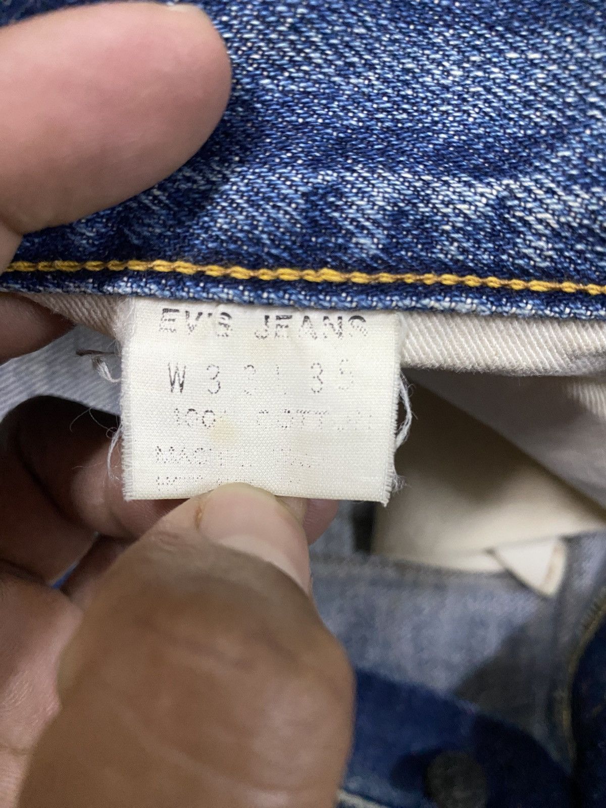 Evisu Vintage Evis Jeans Japan 80s Scovill Rivert @283 imn Size US 32 / EU 48 - 20 Thumbnail