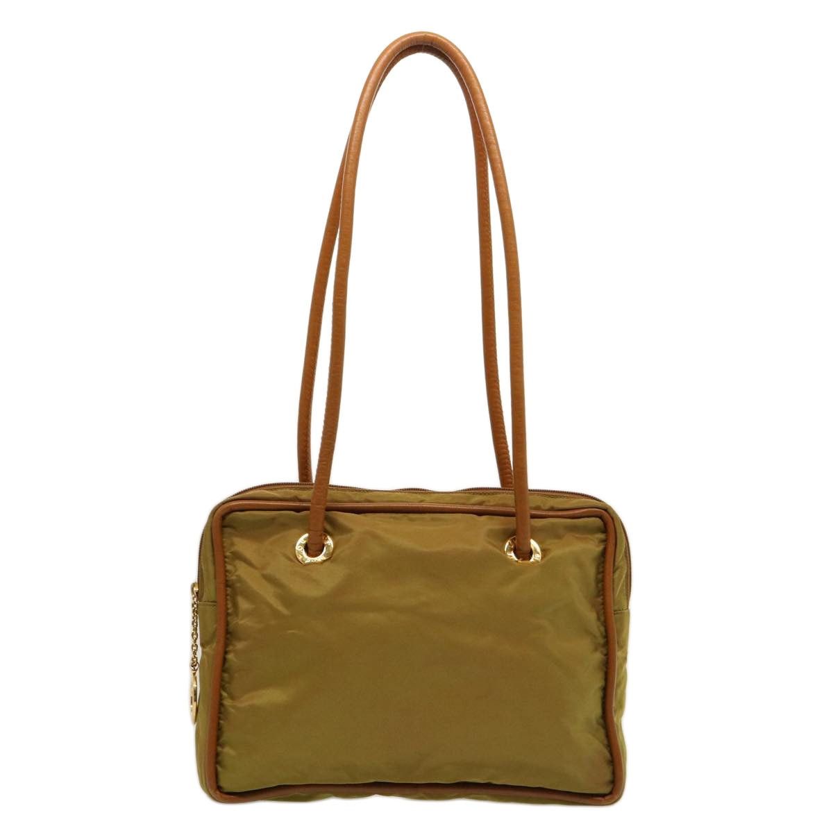 Celine CELINE Shoulder Bag Nylon Khaki Size ONE SIZE - 2 Thumbnail