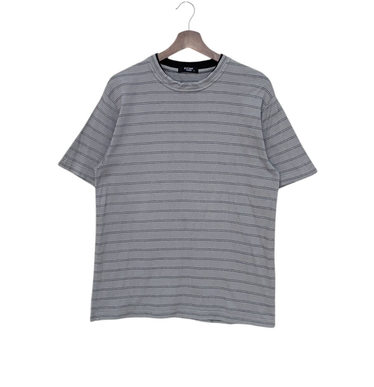 Japanese Brand × Vintage × Yohji Yamamoto Vintage Japanese Brand Y’Saccs Stripe T-shirt 2000s Size US L / EU 52-54 / 3 - 1 Thumbnail