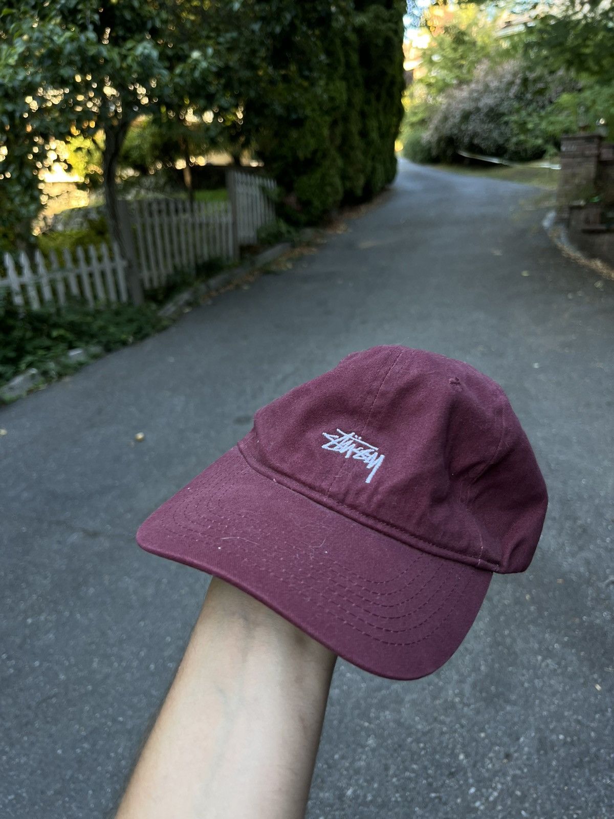 Stussy Stussy Logo Cap Hat Size ONE SIZE - 6 Thumbnail
