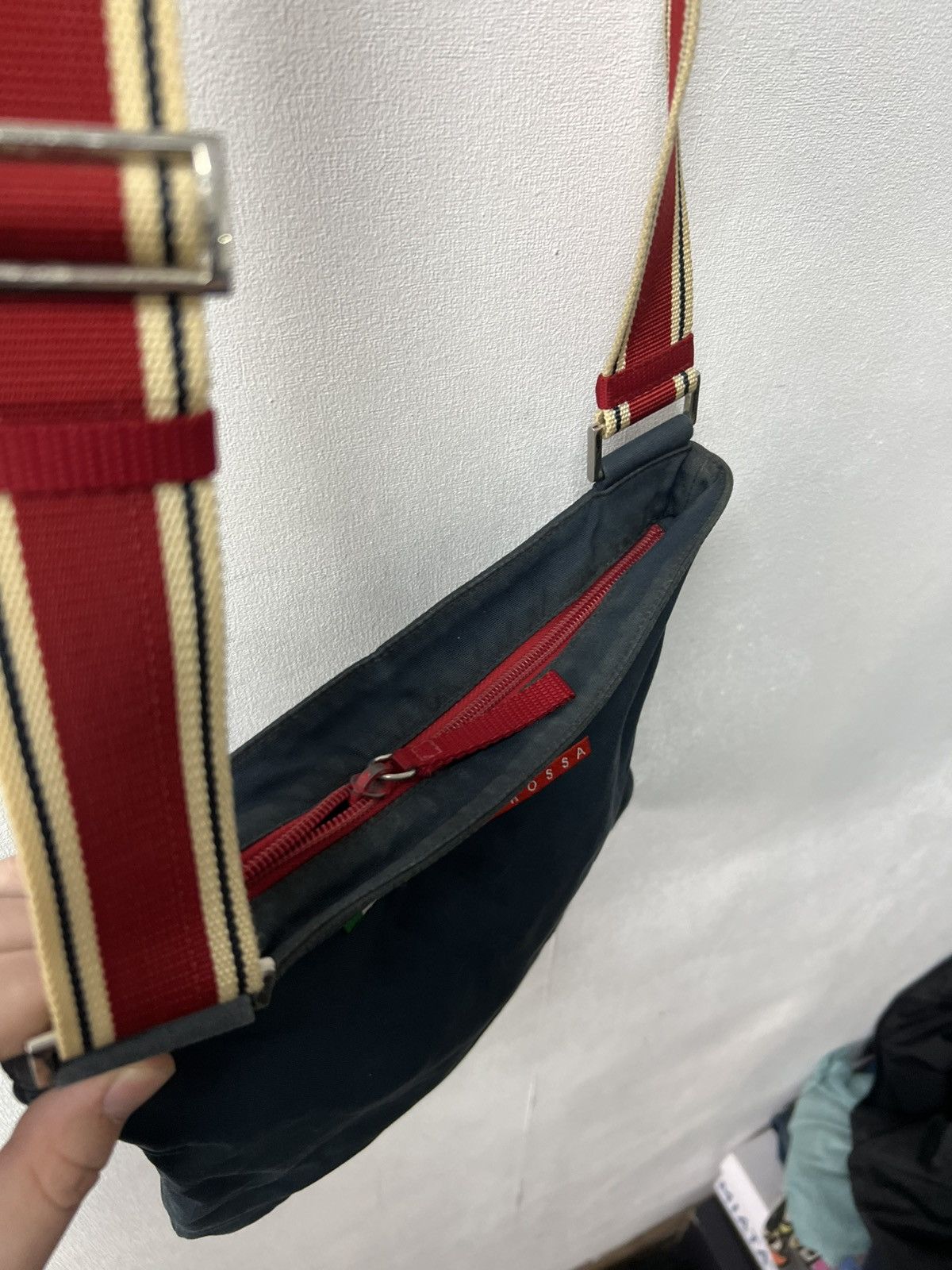 Prada Prada Luna Rossa Crossbody Messenger Bag Mens One Size Size ONE SIZE - 6 Thumbnail