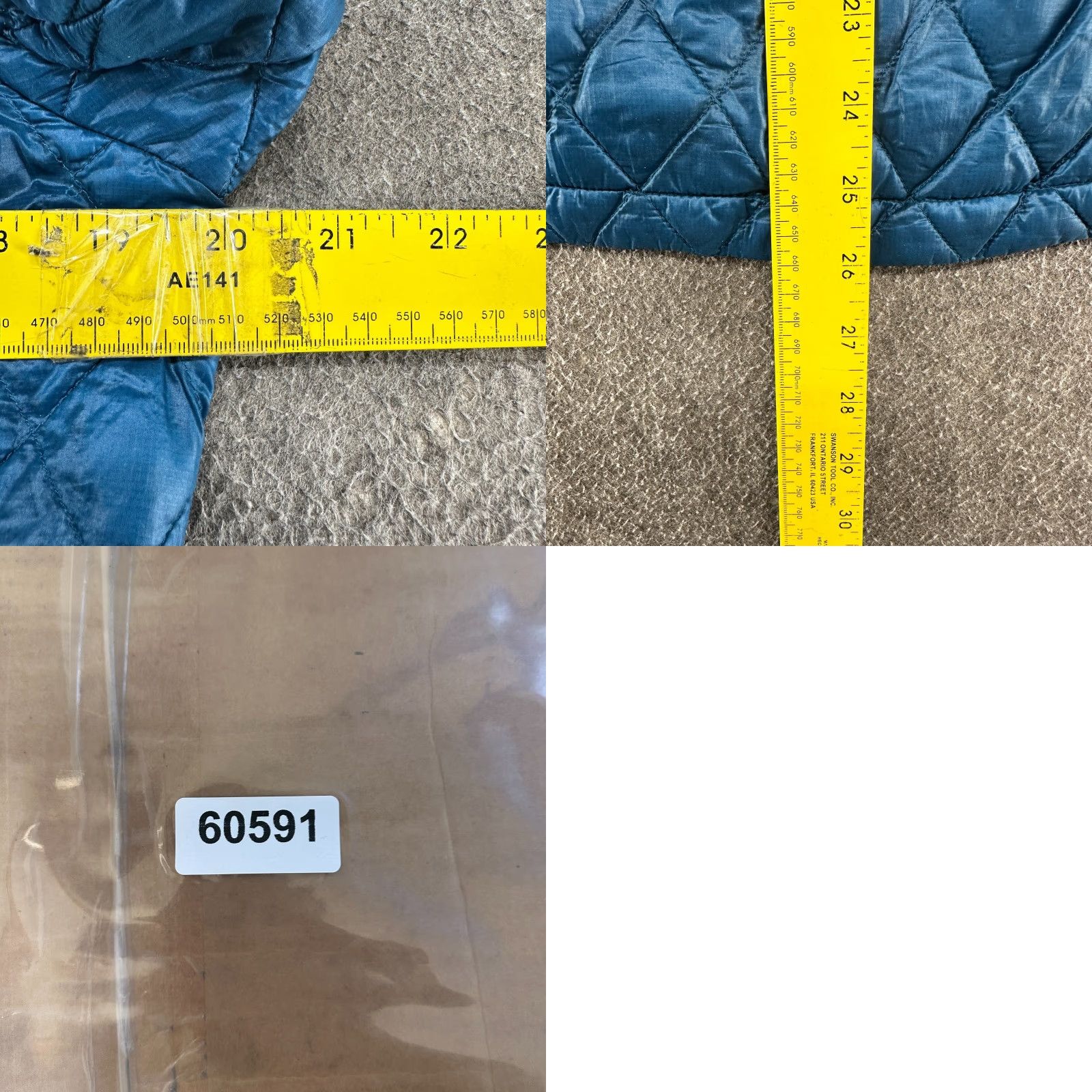 The North Face The North Face Jacket Womens M Blue Puffer Quilted Full Zip ThermoBall Logo Nylon Size M / US 6-8 / IT 42-44 - 9 Thumbnail