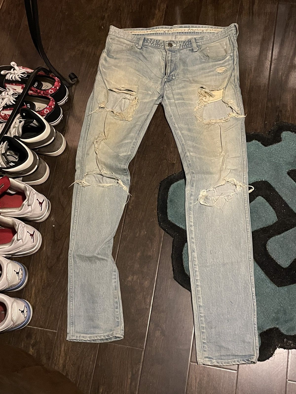 image of Number N Ine Number (N)Ine/ N(N) Distressed Denim in Blue, Men's (Size 31)