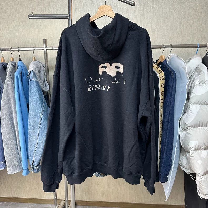 Balenciaga Balenciaga FW22 Logo Print Hoodie Size US S / EU 44-46 / 1 - 2 Thumbnail