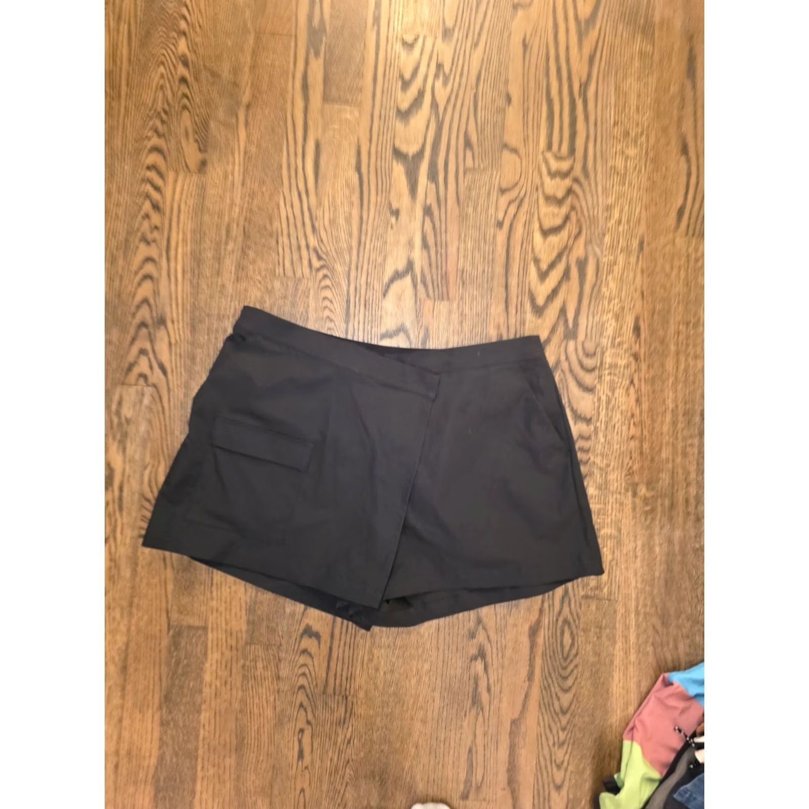 Avia VINTAGE AVIA Shorts Women's Size 16-18 Black Polyester Hiking Elastic Waist Skorts Size 25" / US 0 / IT 36 - 6 Thumbnail