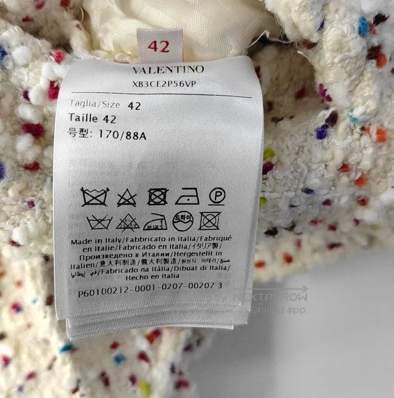Valentino Valentino White polka dot short coat Size S / US 4 / IT 40 - 4 Thumbnail