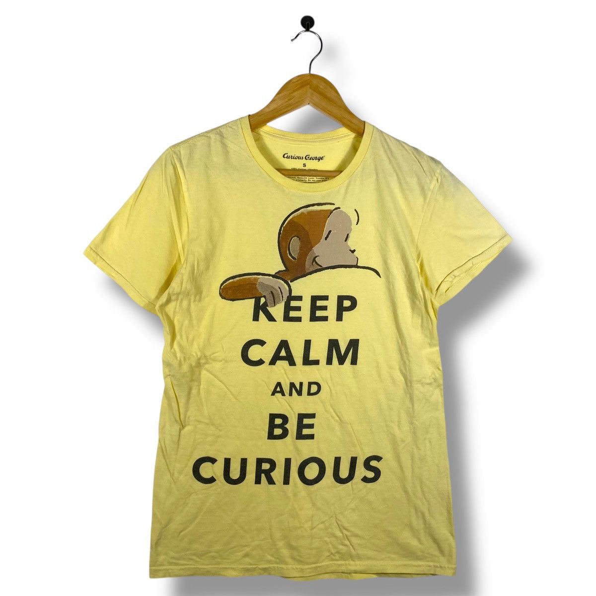 Other CURIOUS GEORGE Keep Calm And Be Curious Cartoon Tee Shirt Size US S / EU 44-46 / 1 - 1 Thumbnail