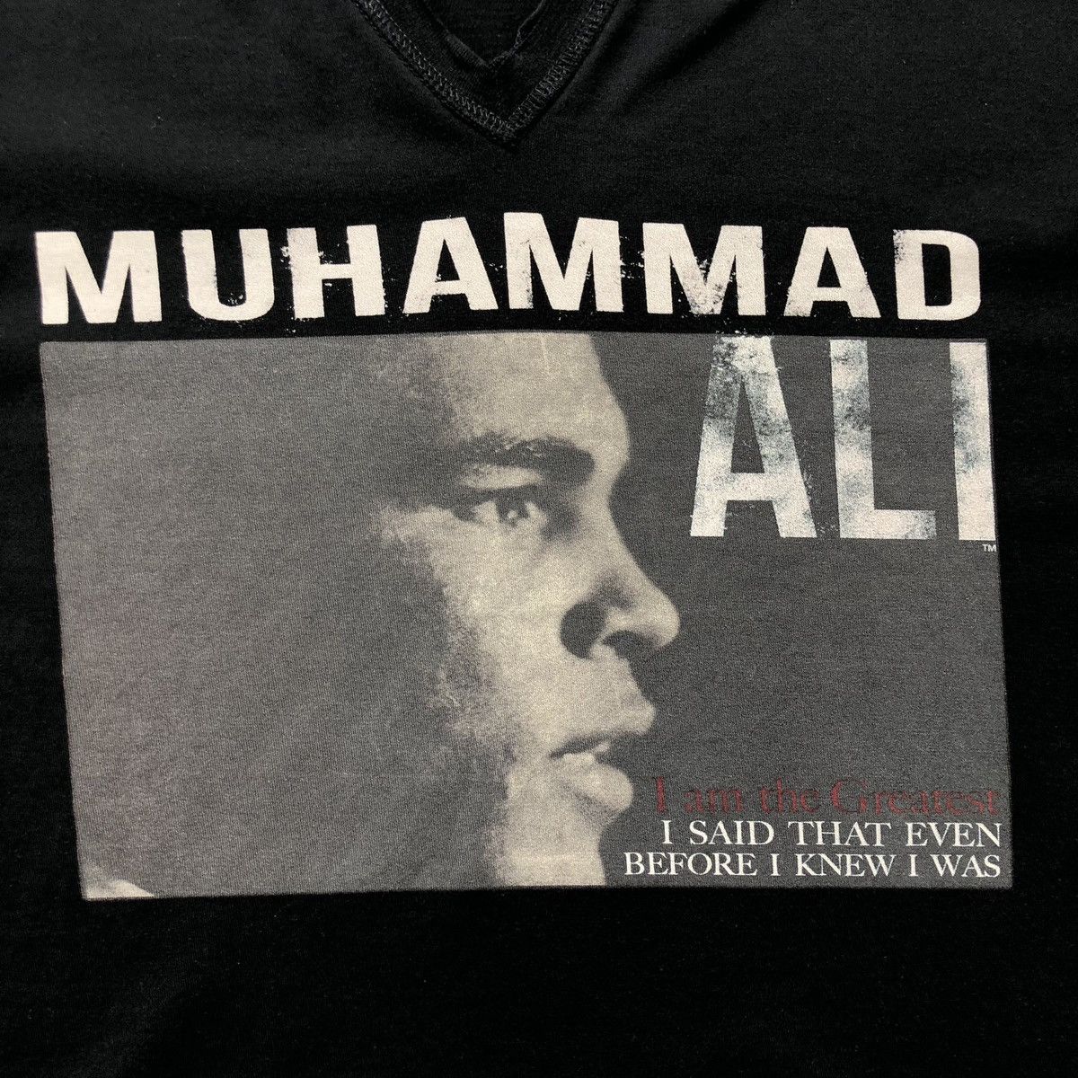 Dolce & Gabbana Dolce & Gabbana Muhammad Ali Printed V-Neck T-Shirt Black Size US M / EU 48-50 / 2 - 5 Thumbnail