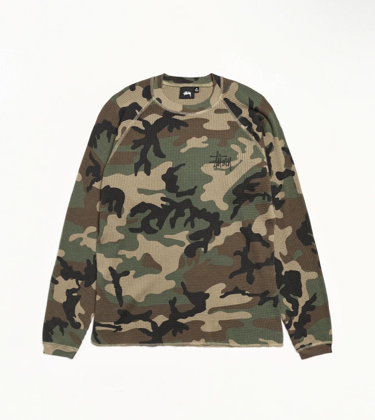 CAMO STUSSY LONG SLEEVE THERMAL