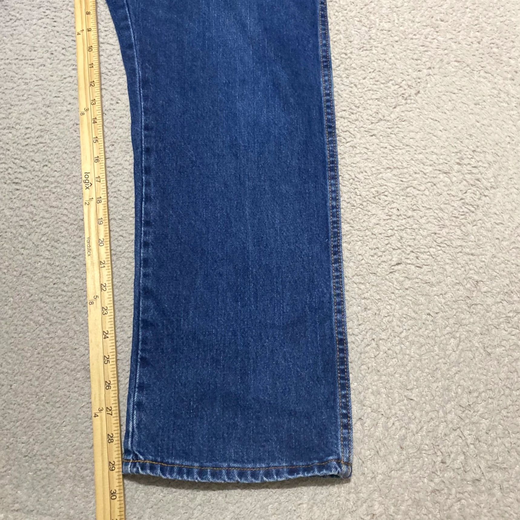 Dickies Dickies Jeans Mens 36x29 Blue Denim Medium Wash Straight Mid Rise 5-Pocket Design Relaxed Regular Size Type Mens Size US 36 / EU 52 - 6 Thumbnail