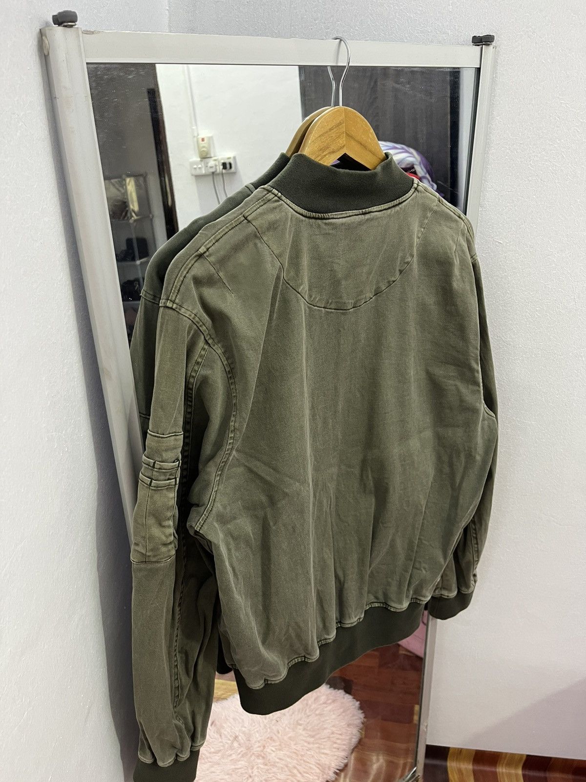 Japanese Brand Rag Machine Vintage Wash MA-1 Bomber Jacket Size US M / EU 48-50 / 2 - 13 Thumbnail