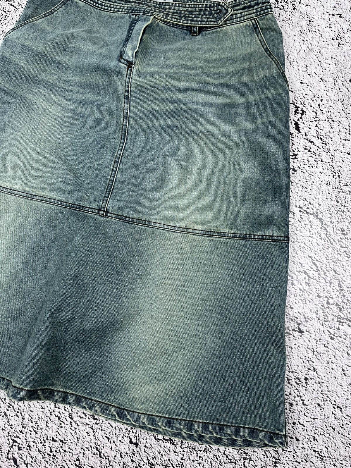 Max Mara Vintage Sportmax Max Mara Denim Midi Skirt Y2K Size 12 Size XL / US 12-14 / IT 48-50 - 2 Thumbnail
