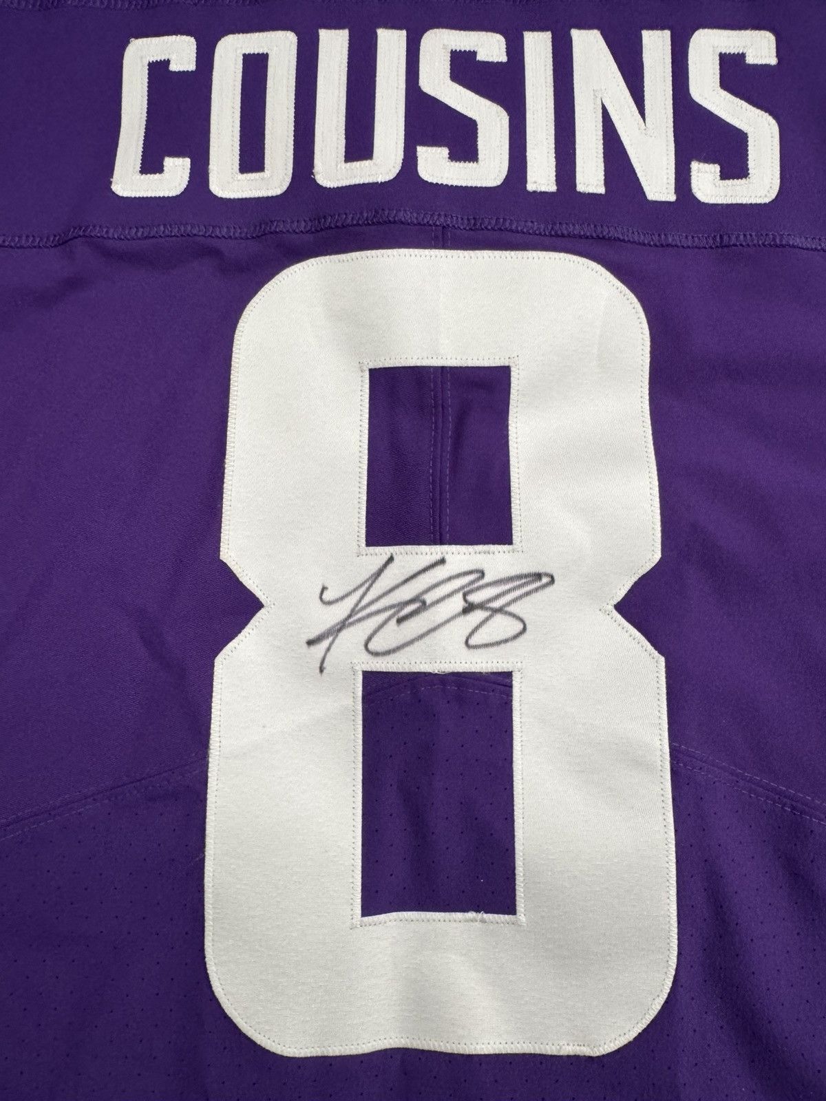 Nike Signed MN Vikings Kirk Cousins #8 NFL Elite Jersey *NO COA Size US XL / EU 56 / 4 - 2 Thumbnail