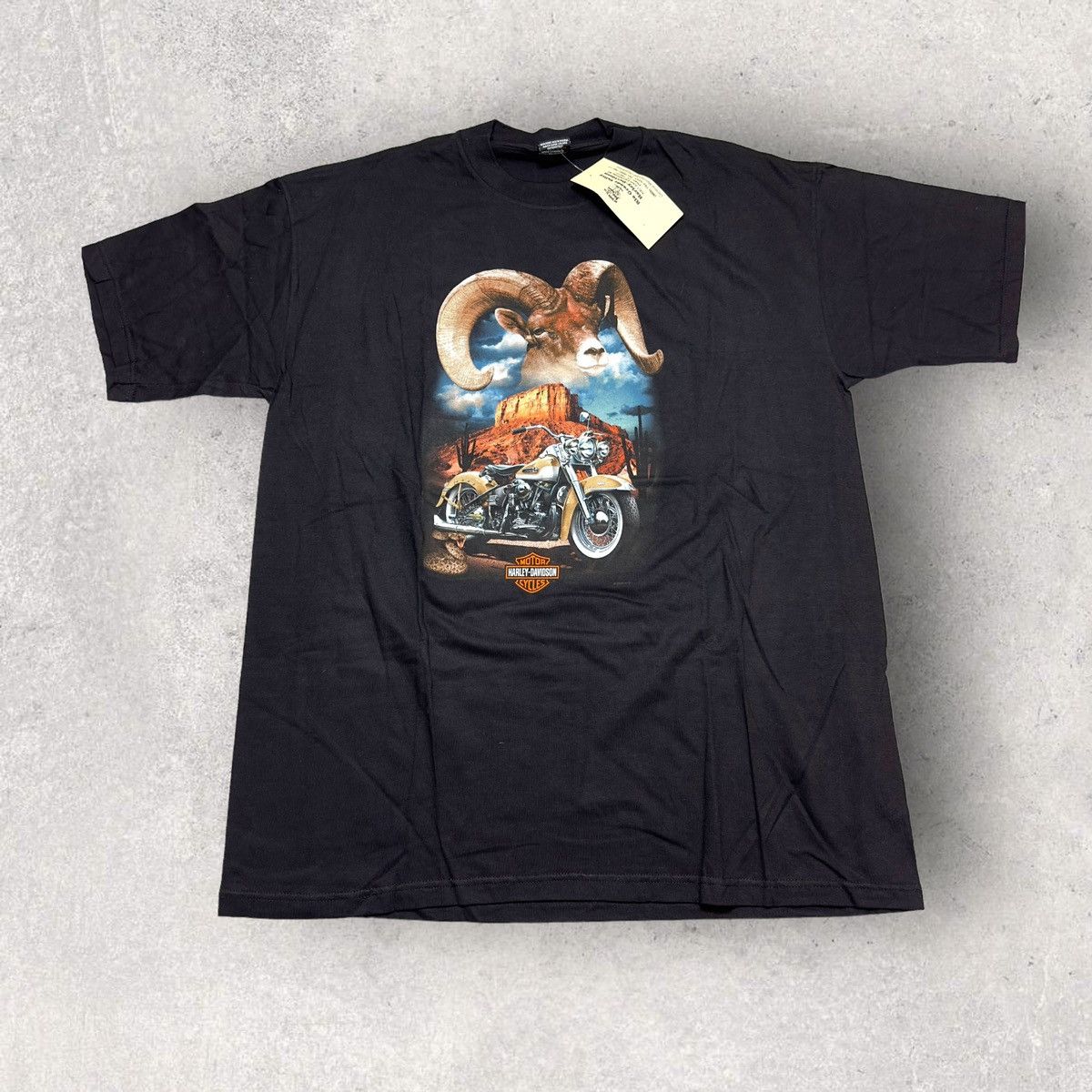 Harley Davidson × Vintage Vintage Harley Davidson tee Size US XL / EU 56 / 4 - 1 Thumbnail