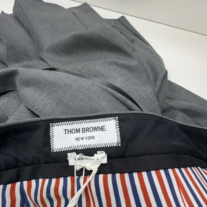 Thom Browne Thom Browne Gray Pleated Skirt -2507 Size US 36 / EU 52 - 5 Thumbnail