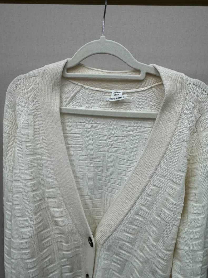 Hermes Hermes Classic Dark Pattern Knit Cardigan Size XXS / US 00 / IT 34 - 3 Thumbnail