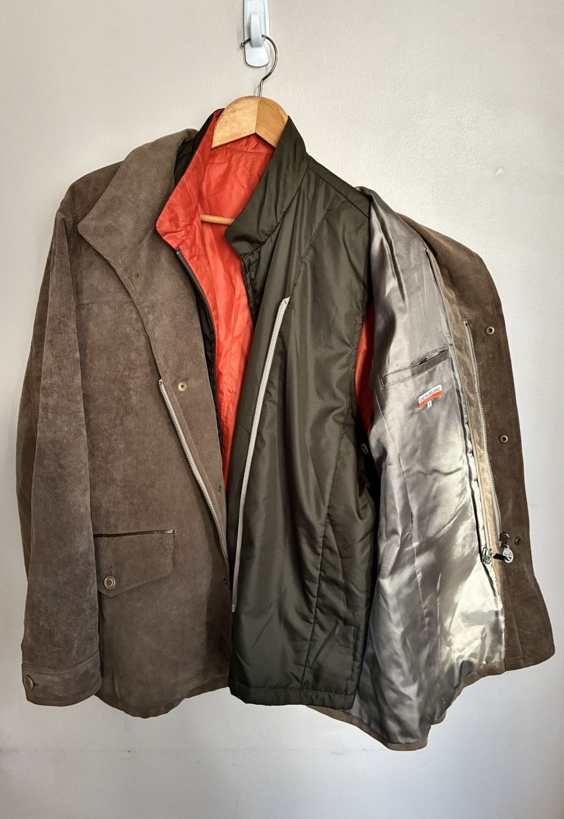 Jean Charles De Castelbajac CASTLEBAJAC Vintage Removable Vest Corduroy Zipper Jacket Size US L / EU 52-54 / 3 - 1 Thumbnail