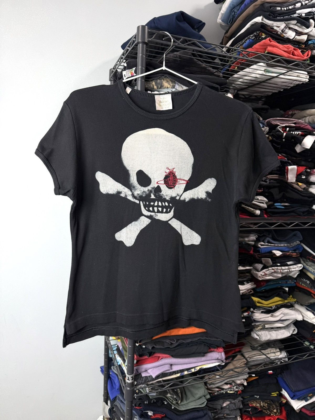 Vivienne Westwood Rare! Vivienne Westwood Skull Crossbones T Shirt Size L / US 10 / IT 46 - 1 Thumbnail