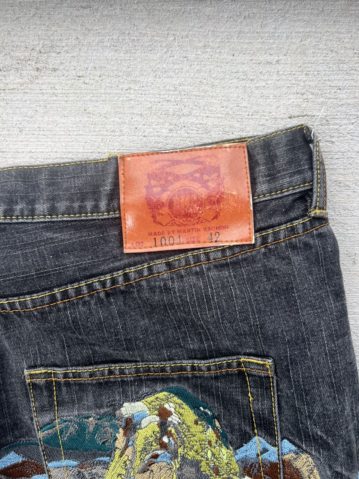 RMC Jeans RMC embroidered mountain jeans Size US 42 / EU 58 - 7 Thumbnail