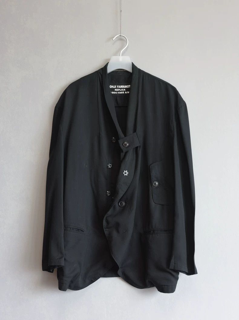 Yohji Yamamoto Yohji Yamamoto 84AW Snap Curved jacket Size US S / EU 44-46 / 1 - 2 Thumbnail