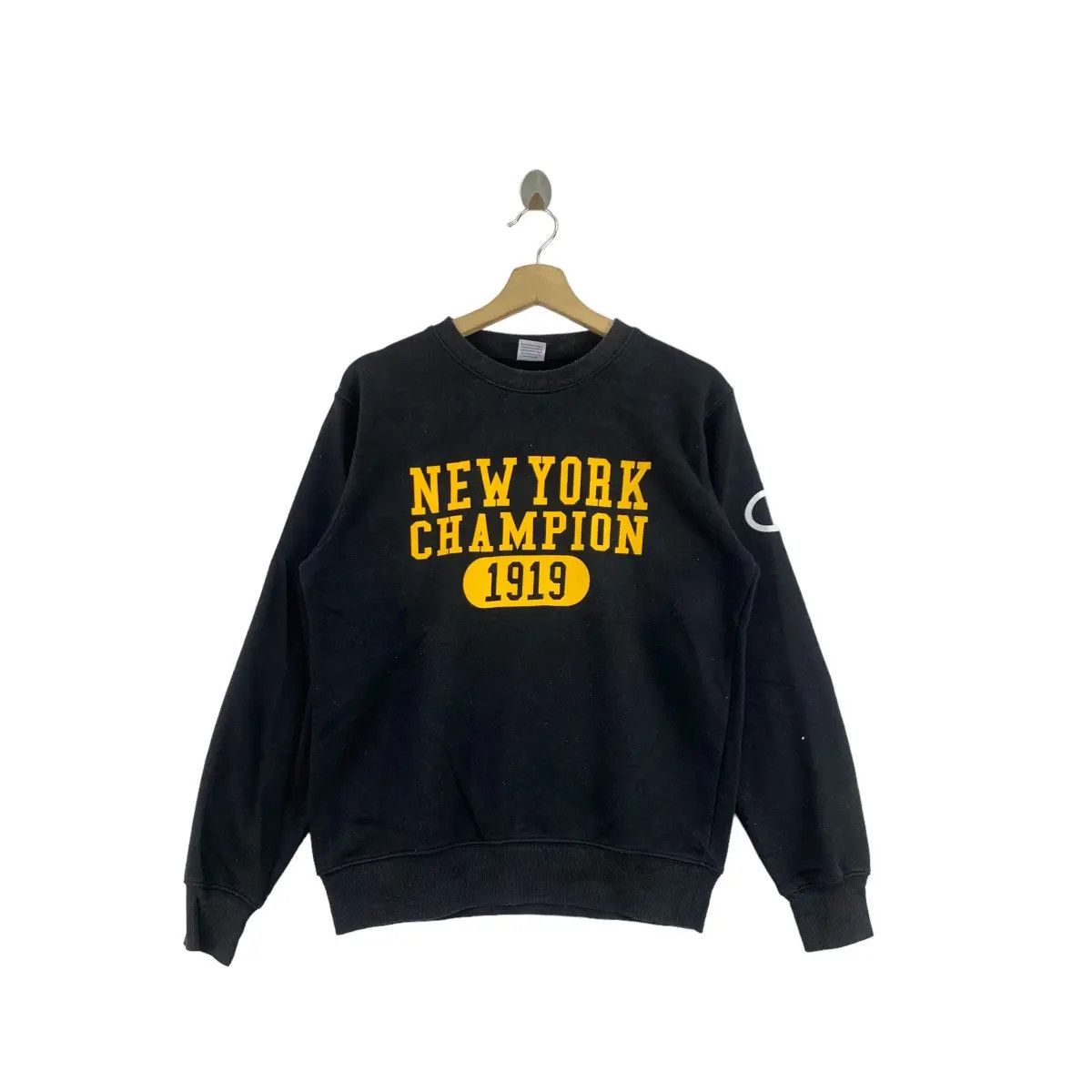 Champion Vintage CHAMPION x NEW YORK Champion 1919 Print Black Size US M / EU 48-50 / 2 - 1 Thumbnail