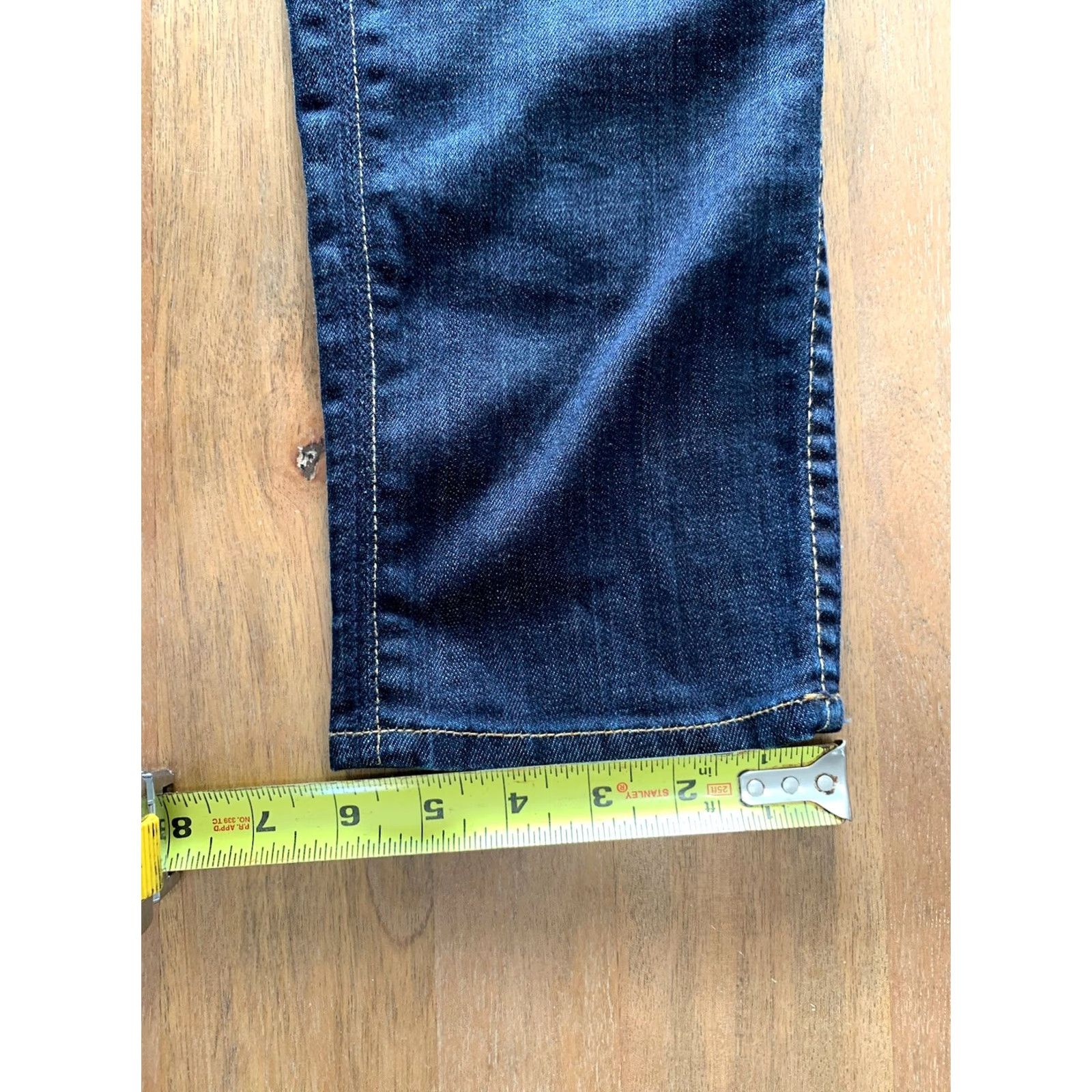 Hudson VINTAGE Hudson Skinny Jeans Womens 30 31x30 Embroidered Flap Pocket USA Jeans Denim Blue Cotton Size 30" / US 8 / IT 44 - 7 Thumbnail