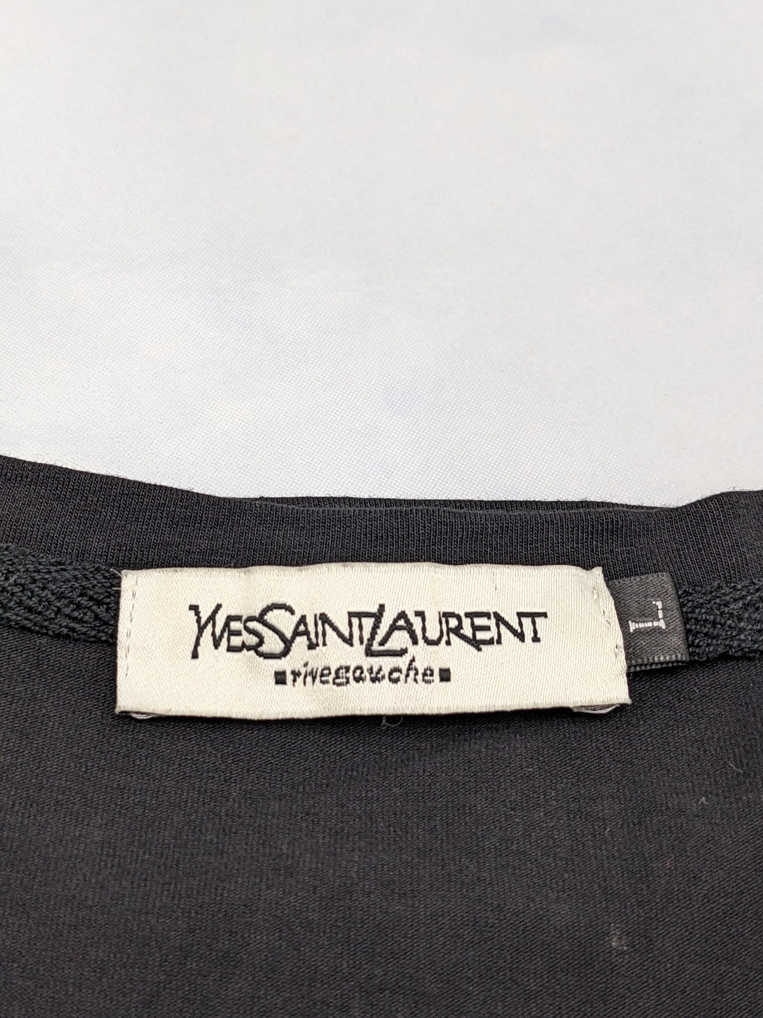 Yves Saint Laurent VINTAGE YVES SAINT LAURENT LONG SLEEVE TSHIRT Size XL / US 12-14 / IT 48-50 - 9 Thumbnail