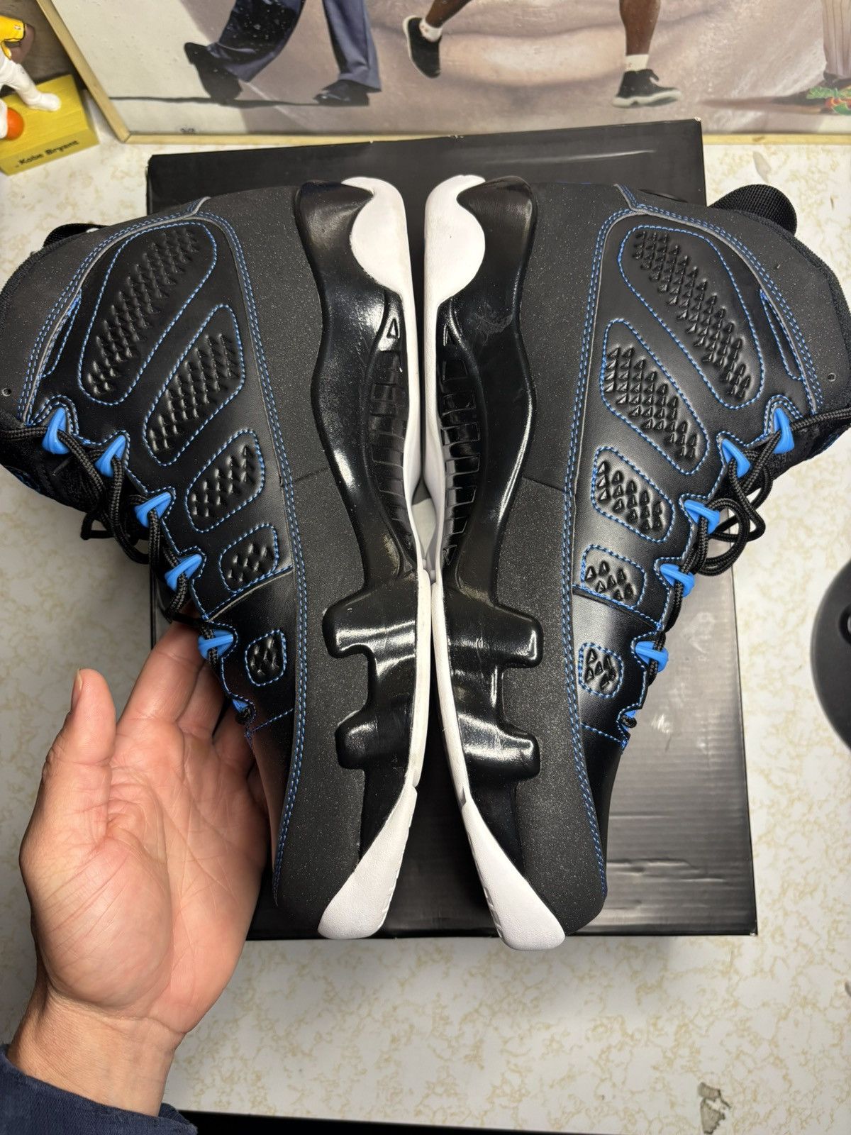 Jordan Brand Air Jordan 9 Retro OG photo blue Size US 11 / EU 44 - 3 Thumbnail