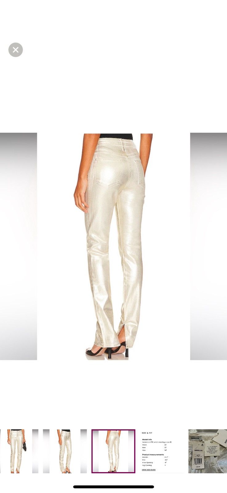 Simkhai Simkhai Skinny Jeans Size 30" / US 8 / IT 44 - 6 Thumbnail