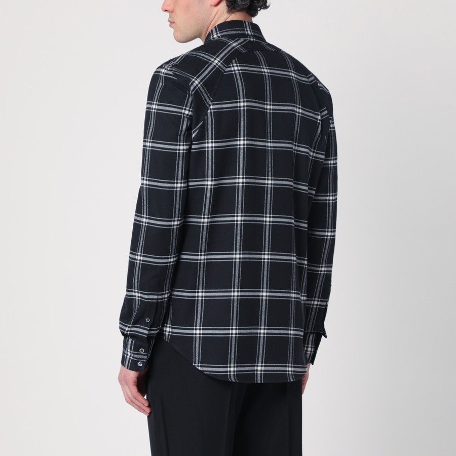 Alexander McQueen o1d2blof0126 Cotton Flannel Checkered Shirt in Multicolor Size US M / EU 48-50 / 2 - 3 Thumbnail