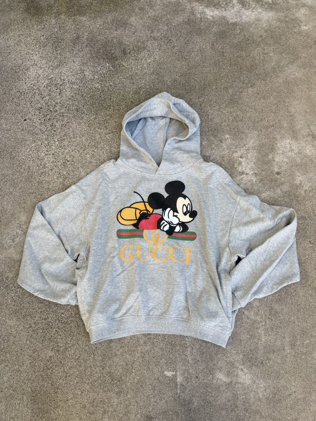 Vintage Mickey Gucci Hoodie Size US M / EU 48-50 / 2 - 1 Thumbnail