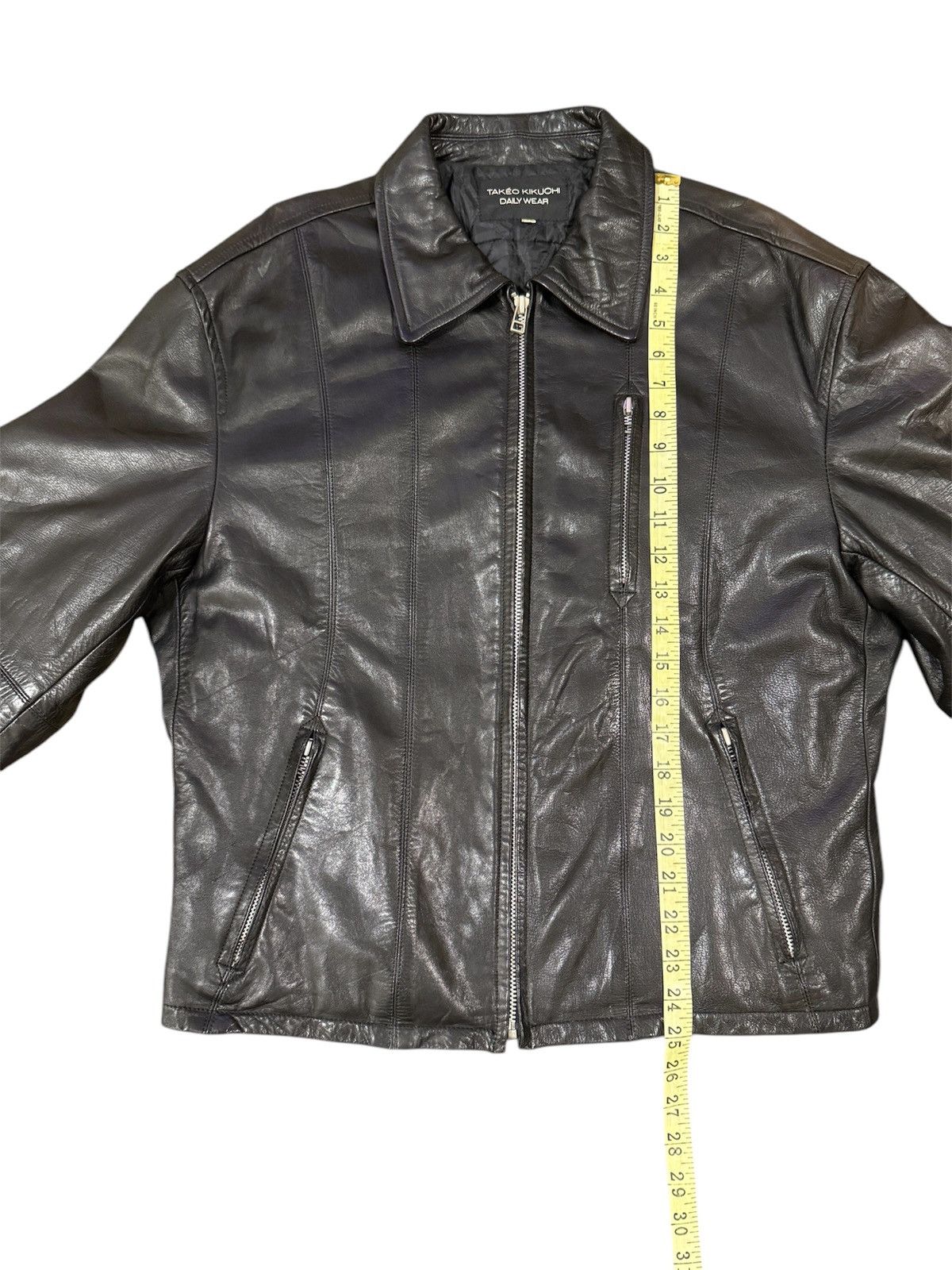 Japanese Brand × Takeo Kikuchi Rare Tokeo Kikuchi Leather Jacket - Made In Japan Size US M / EU 48-50 / 2 - 12 Thumbnail