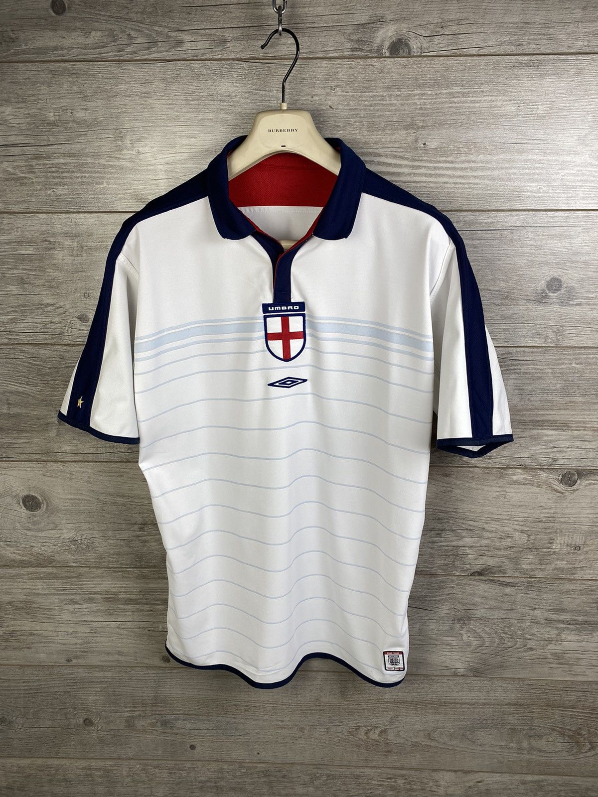 Umbro × Vintage Umbro England 2003/2005 reversible T-shirt Vintage Football Size US L / EU 52-54 / 3 - 3 Thumbnail