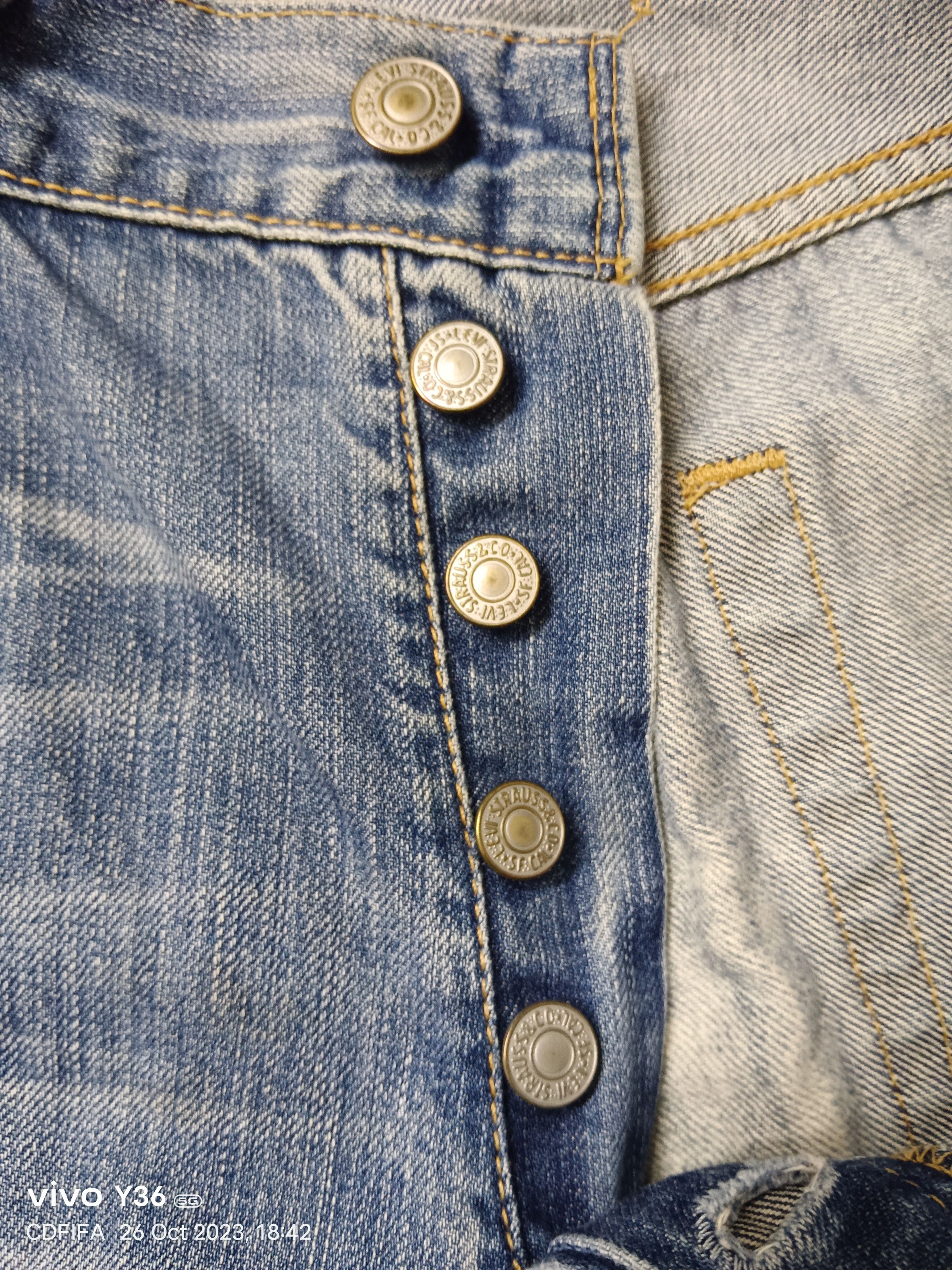 Levi's Vintage Clothing Levi's 501 Seditionaries Distressed Jeans Size US 29 - 9 Thumbnail