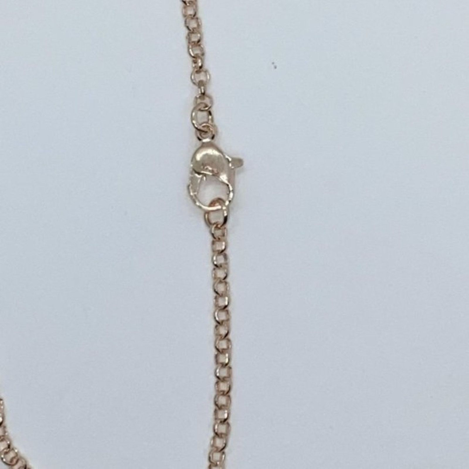 Handmade Rose Gold-Tone Tort Flower Pendant Necklace Size ONE SIZE - 3 Thumbnail