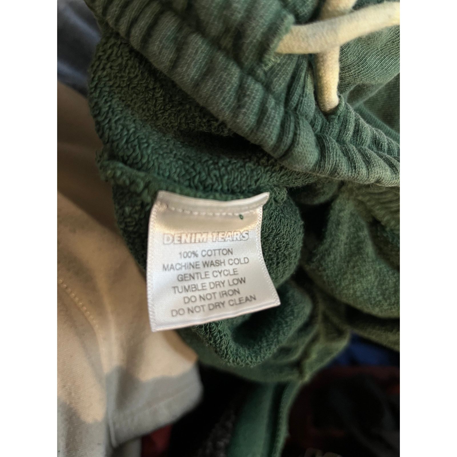 DENIM TEARS Denim Tears University Sweats Green Used Large Size US 36 / EU 52 - 3 Thumbnail