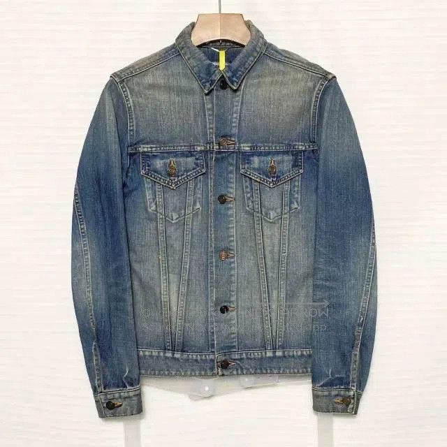Saint Laurent Paris SAINT LAURENT Limited Shark Denim Jacket. Size US S / EU 44-46 / 1 - 1 Thumbnail