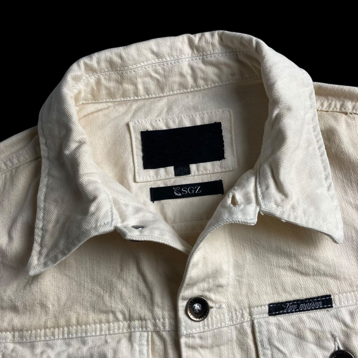 JACKROSE 🇯🇵 JACKROSE LUV MAISON DENIM TRUCKER JACKET Size US M / EU 48-50 / 2 - 6 Thumbnail