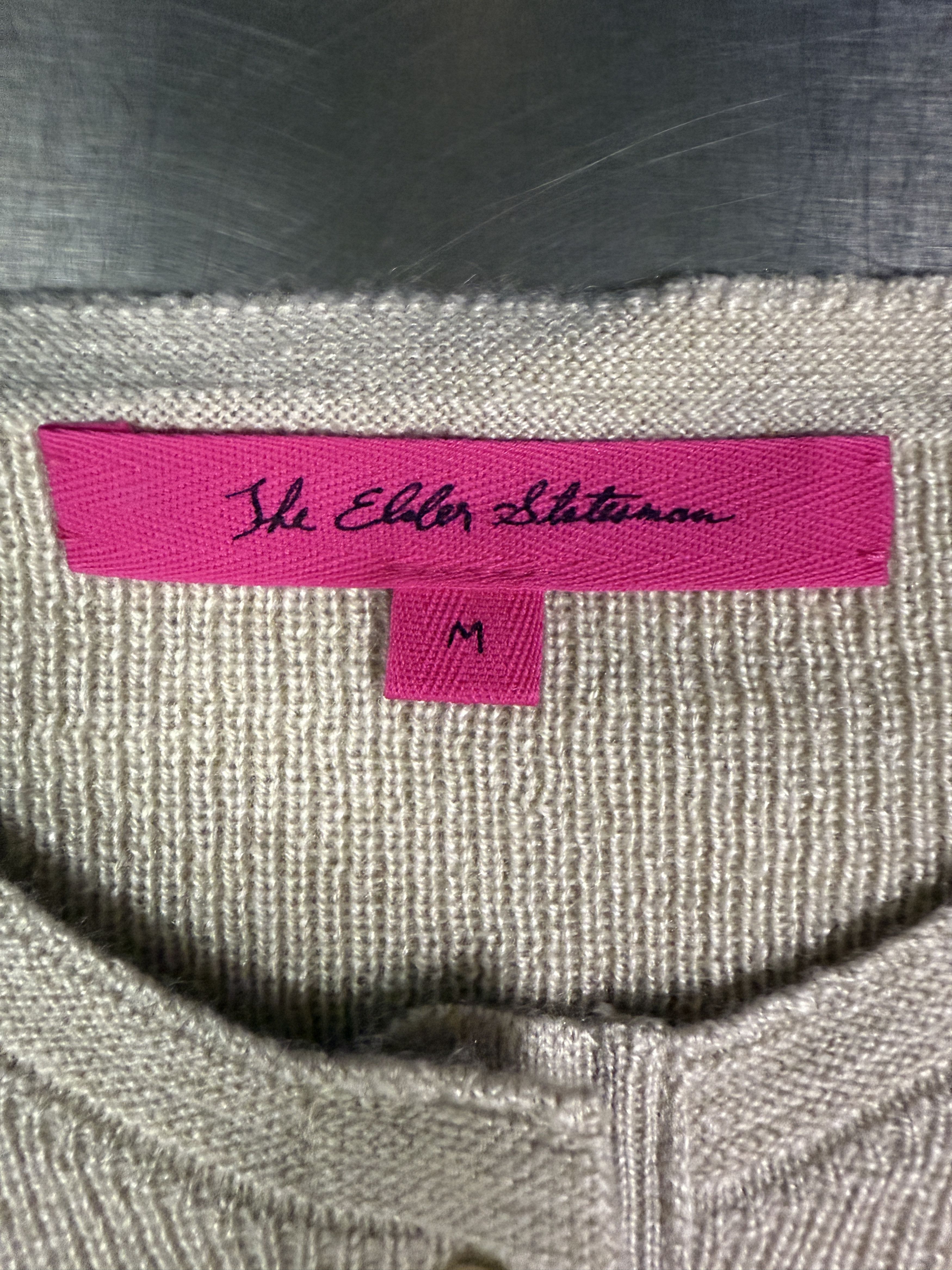 The Elder Statesman $1250 The Elder Statesman Oatmeal Delicash Cardigan Size M / US 6-8 / IT 42-44 - 7 Thumbnail