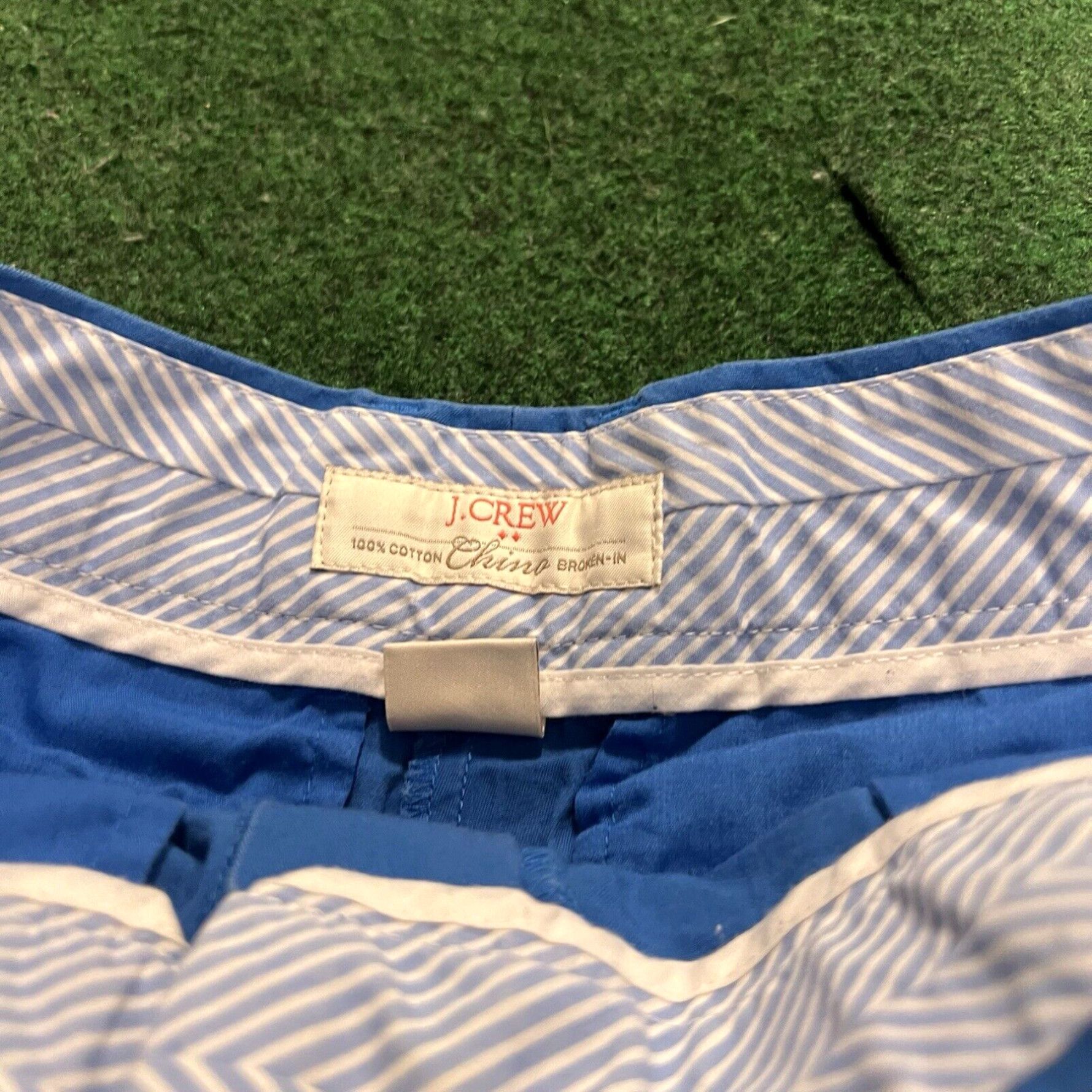 J.Crew J.Crew Chino Shorts, Size 0 Women's Blue Summer Ocean Beach Outdoors Size 25" / US 0 / IT 36 - 2 Thumbnail