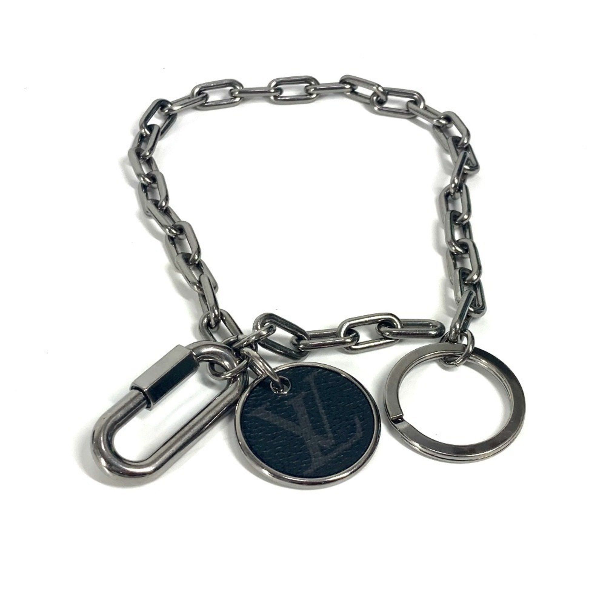 Louis Vuitton LOUIS VUITTON M68862 Monogram Eclipse Keychain, Bag Charm, Metal, Black, for Men and Women Size ONE SIZE - 1 Thumbnail