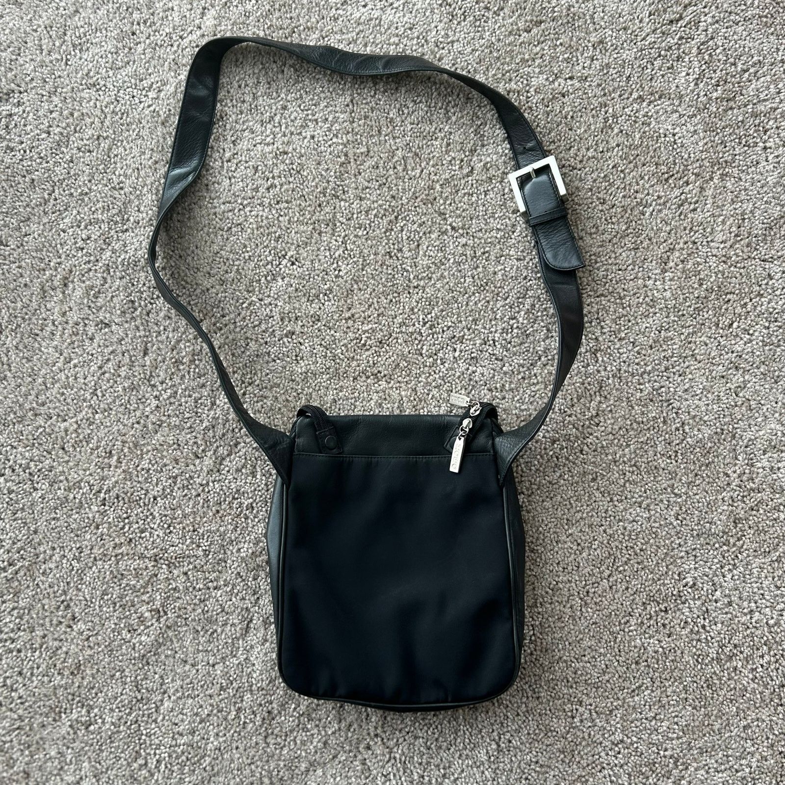 Hobo Vintage 90s Hobo International Crossbody Purse Black Leather Size ONE SIZE - 11 Thumbnail