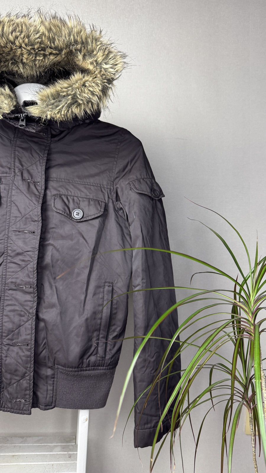 Le Grande Bleu (L.G.B.) Y2K Vintage Faux Fur Hood Jacket Ifsixwasnine LGB Goa fuzzy Size US S / EU 44-46 / 1 - 5 Thumbnail