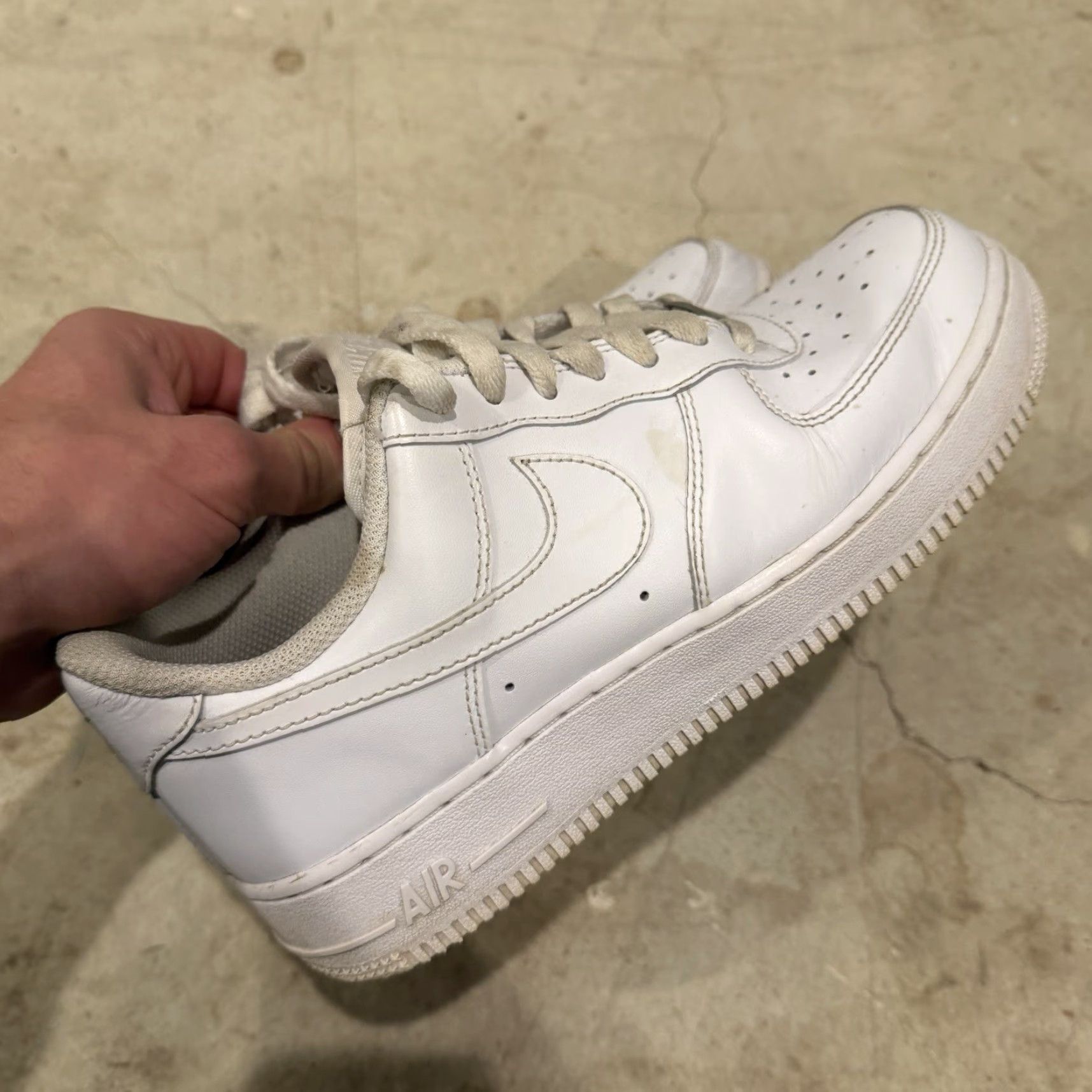 Nike Nike Air Force 1 Women's Sneakers Size 8 White Used Condition Size US 8 / IT 38 - 4 Thumbnail