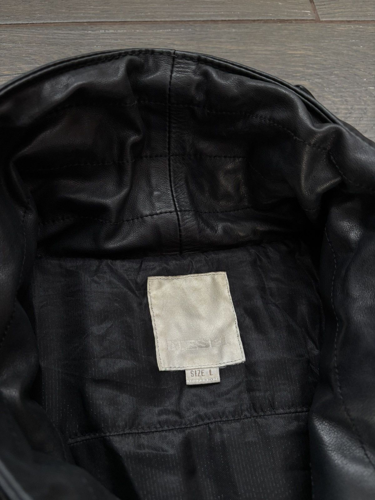 Diesel Rare Diesel Leather Belted Biker Avant Garde Jacket sz L Size L / US 10 / IT 46 - 4 Thumbnail