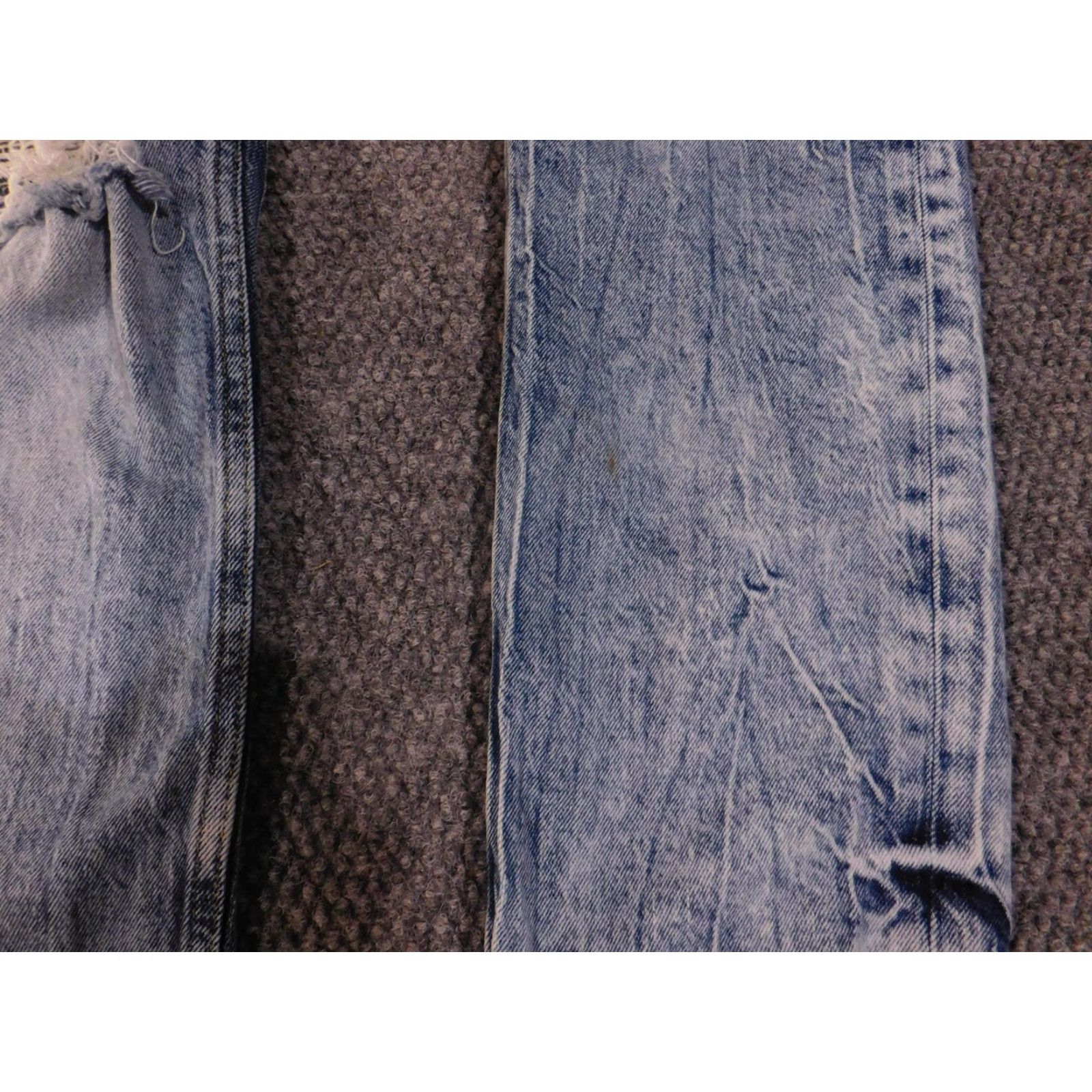 Guess GUESS Jeans Mens 33x32 Blue Slim Tapered Distressed Ripped Denim Faded Wash Shirt/Hoodie? Size US 33 - 5 Thumbnail