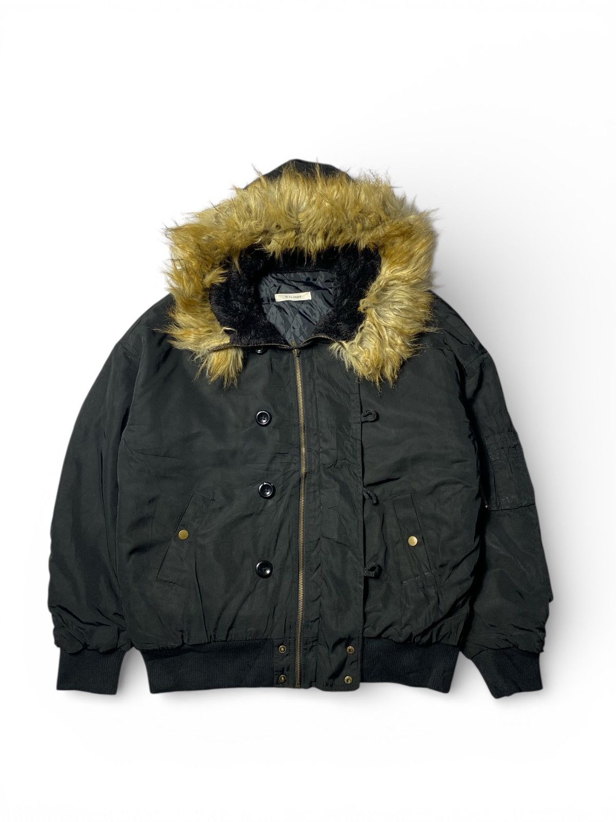 If Six Was Nine N2B Jacket Fur Racoon LGB Style Size US L / EU 52-54 / 3 - 2 Thumbnail