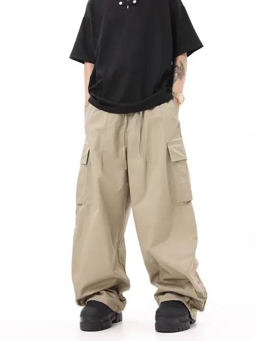 Japanese Brand Vintage Street Multi-Pocket Loose Fit Casual Work Pants Size US 32 / EU 48 - 3 Thumbnail